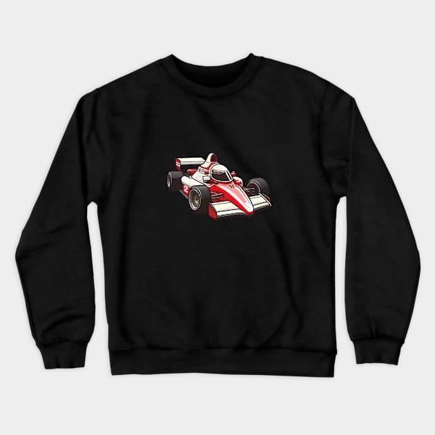 Cute Formula 1 Race Car Crewneck Sweatshirt by Artifyio